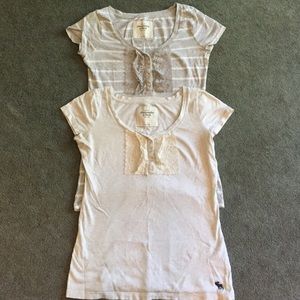 2 Abercrombie & Fitch shirts.
