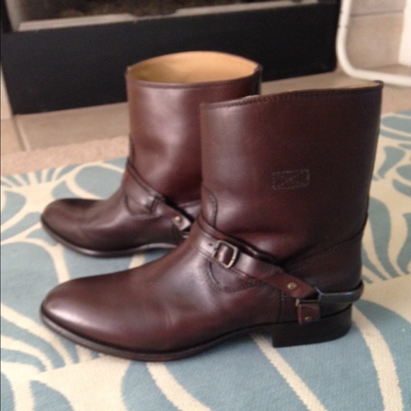 FRYE Lindsay Spur short western cowboy boots 10