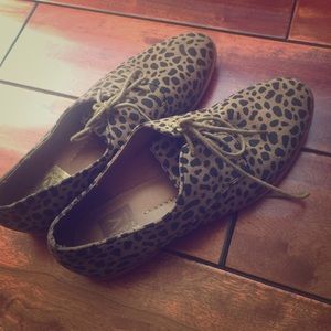 Dolce vita leopard oxfords! Size 7.5