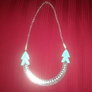 Silver & mint necklace🌟