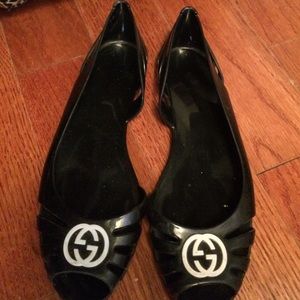 Gucci flat rubber shoes