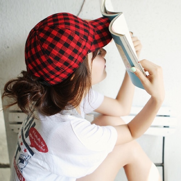 Plaid caps