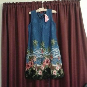 Nwt fun beachy themed dress