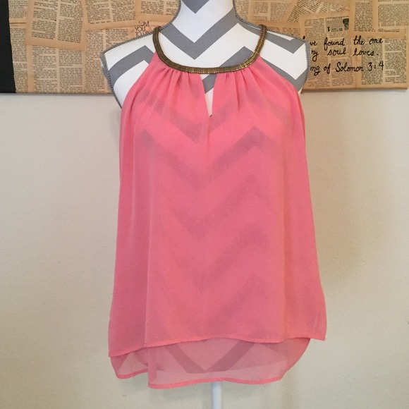 Ella Blue pink top