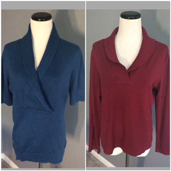 Ann Taylor Sweaters - SOLD TWO SWEATERS Rafaella & Ann Taylor Size Large