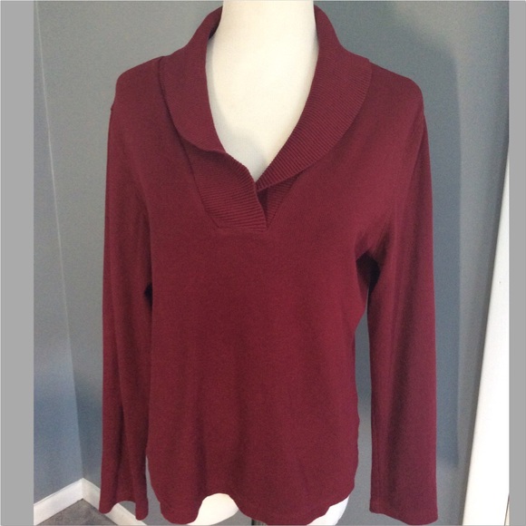 SOLD TWO SWEATERS Rafaella & Ann Taylor Size Large - Picture 2 of 3