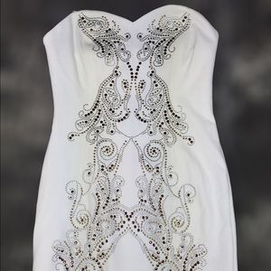 Guess Strapless Cocktail Dress