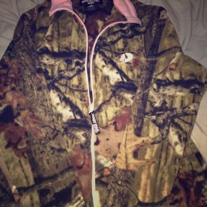 Mossy oak fleece jacket