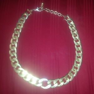 Diamond studded gold chain✨