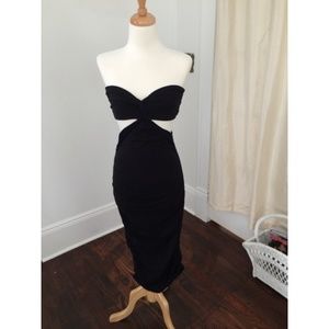 Black Strapless Dress Marciano by Guess
