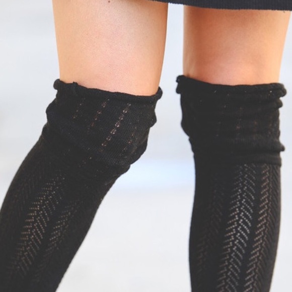 Accessories - HP X 3 🆕  New Color Block Knee High Socks