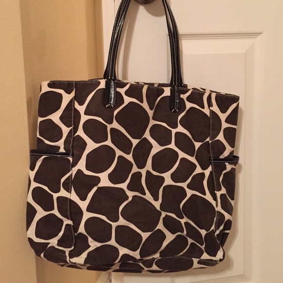 Animal print tote bag