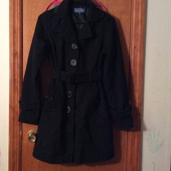 Black long coat - Picture 1 of 3