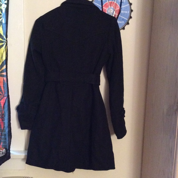 Black long coat - Picture 2 of 3