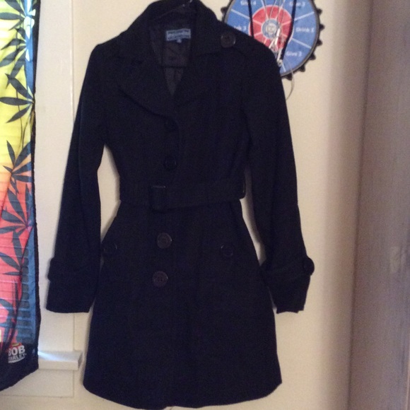 Black long coat - Picture 3 of 3