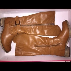 brown rider boots👢