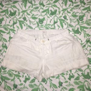 💎Joie White Linen Shorts💎