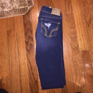 Hollister ripped jeans!
