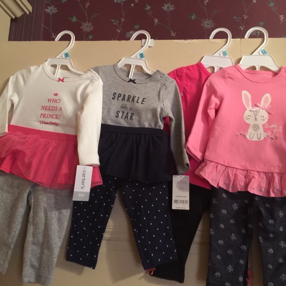 4 infant girls outfits NWT