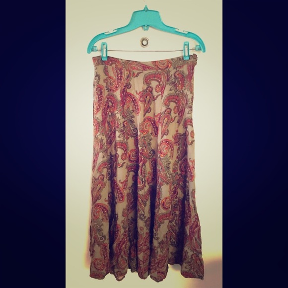 Paisley Maxi Skirt 🎀
