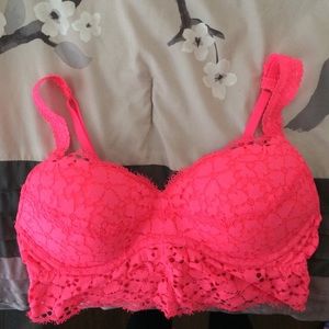 SOLD ON Ⓜ️ERCARI PINK Victoria Secret Lace Bra
