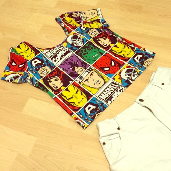 Marvel crop top