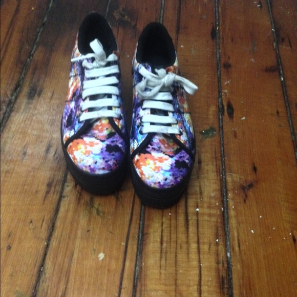 Jeffrey Campbell Zomg platform sneakers