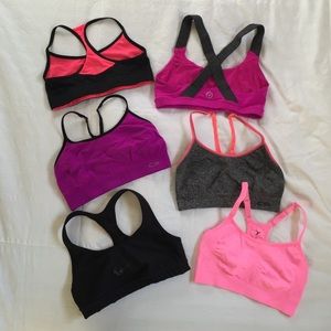 Sports Bras Nike, Champion, AE Outfitters