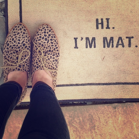 Dolce Vita mini cheetah print suede lace ups