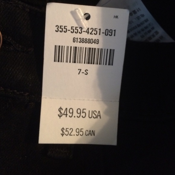 Black jeans from Hollister (size 7-short) - Picture 3 of 4