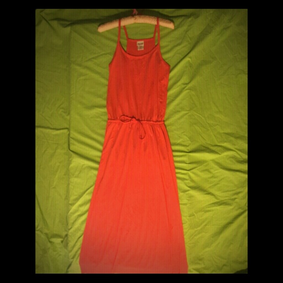 Coral Maxi dress