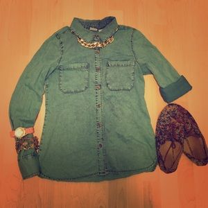 Denim shirt