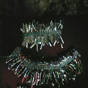 2 pcs Beaded Capri sun Necklaces (2 pair)