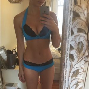 Lace beach bunny bikini new