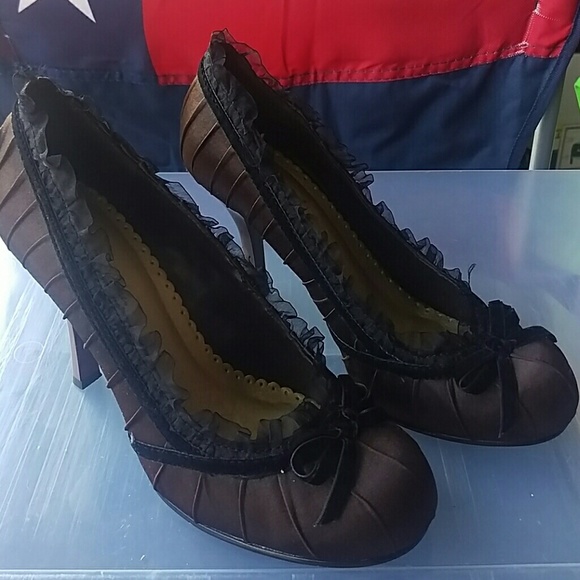Brown heels