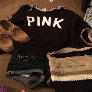 Victoria Secret/Pink black sweater