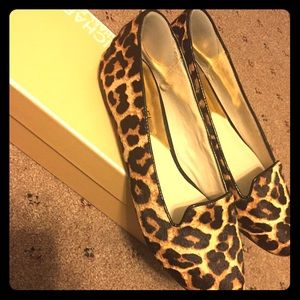 Michael Kors leopard flats