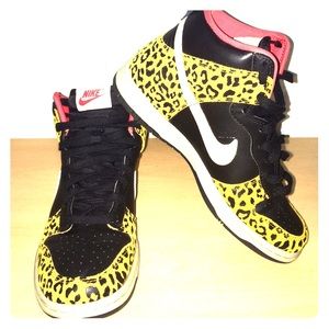 Nike Dunks Cheetah Print