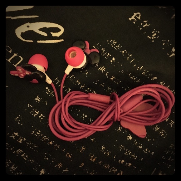 Minnie Mouse Earbuds- Brand New