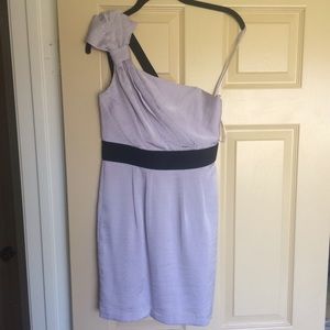 BCBGeneration one shoulder lavender dress