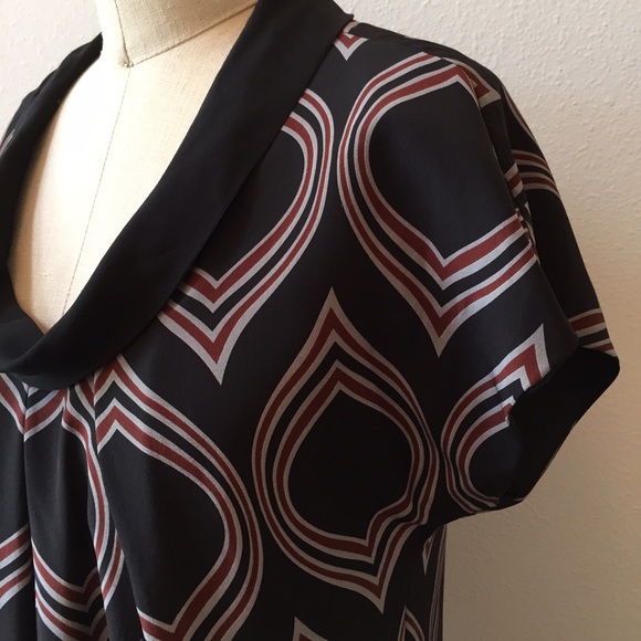❌SOLD❌Tibi Art Deco silk shift dress - Picture 2 of 4