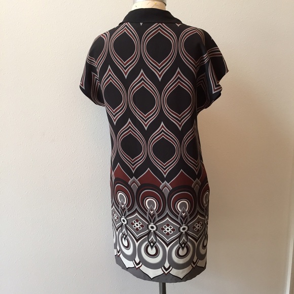 ❌SOLD❌Tibi Art Deco silk shift dress - Picture 3 of 4