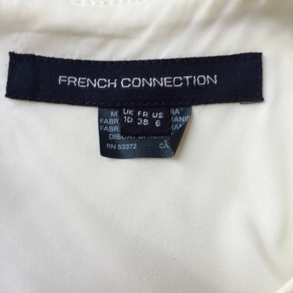 ❌SOLD❌French Connection ecru fit & flare dress - Picture 4 of 4