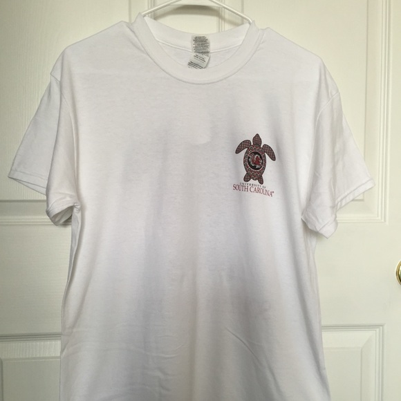 Large Carolina game day tee