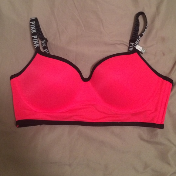 Pink bra