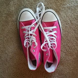 Hot pink converse