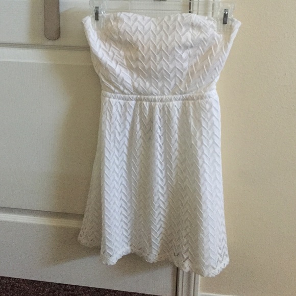 White dress !  Open back work twice !