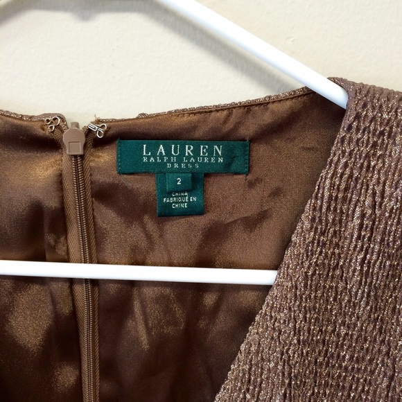 Copper Ralph Lauren Dress - Picture 3 of 4