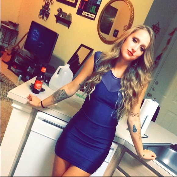 American apparel dark blue dress - Picture 4 of 4