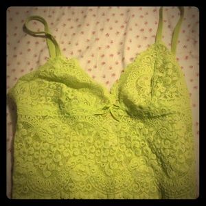 Victoria's Secret Bralet - lime green